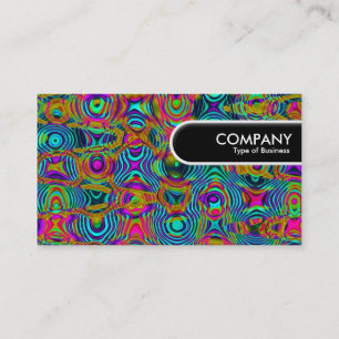 Rond Label van de Rand - Fractal Abstract 19111a