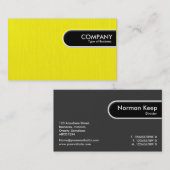 Rond Label van de Rand - Geel geschilderd (Voorkant / Achterkant)