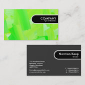 Rond Label van de Rand - Geschilderd Groen (Voorkant / Achterkant)