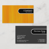 Rond Label van de Rand - Geschilderd Sinaasappel (Voorkant / Achterkant)