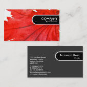 Rond Label van de Rand - Japans Maple Leaf (Voorkant / Achterkant)