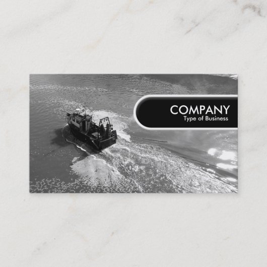 Rond Label van de Rand - Kleine Trawler (Voorkant)