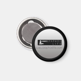 Rond logo van Paphos Life Magneet