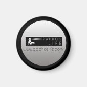 Rond logo van Paphos Life Magneet (Voorkant)