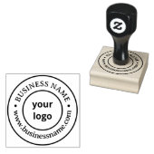 Rond Logo Zakelijke Stempel (Gestempeld)