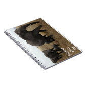 Rond lopen van een herd van olifanten notitieboek (Rechterzijde)