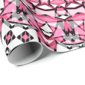 Rond mandala patroon in glazen vitrage mosai cadeaupapier (Rol Hoek)