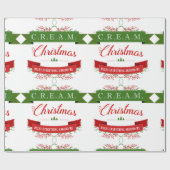 Rond mij is het kerstcadeautje om me heen. cadeaupapier (Vlak)