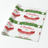 Rond mij is het kerstcadeautje om me heen. cadeaupapier (Uitgerold)