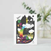 Rond mijn dromen zeilen briefkaart (Staand voorkant)