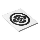 Rond mokko notitieblok (Schuin)