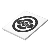 Rond mokko notitieblok (Linkerzijde)