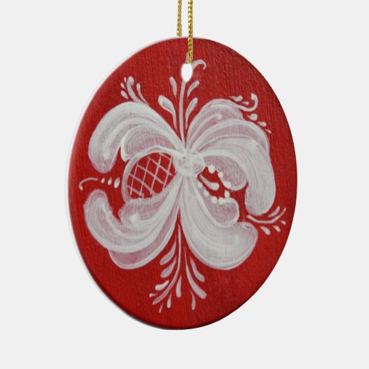 Rond Noors keramisch sieraad Ornament (Rechts)