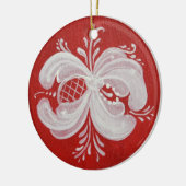 Rond Noors keramisch sieraad Ornament (Links)