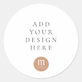 ROND OF QUARE RONDE STICKER (Voorkant)