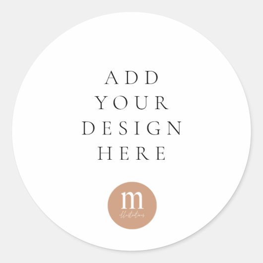 ROND OF QUARE RONDE STICKER (Voorkant)