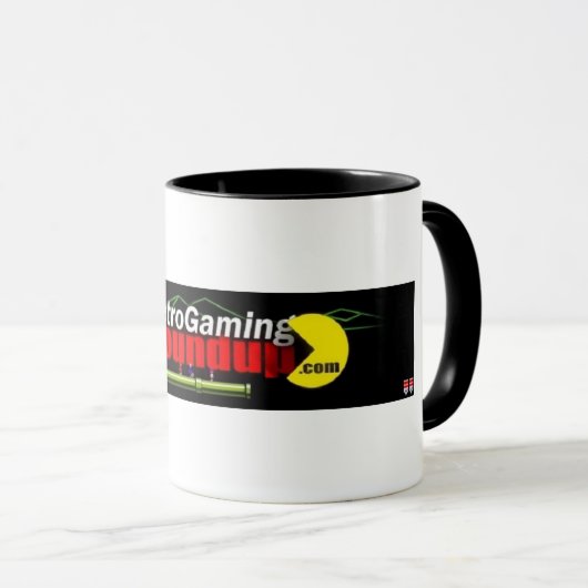 Rond-omhoog Wit Mok (Voorkant rechts)