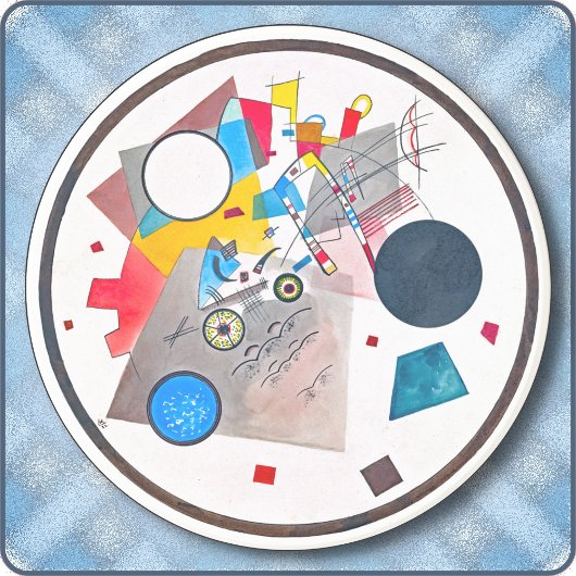 Rond ONDERZETTER - Lichtcirkel (1922) - Kandinsky