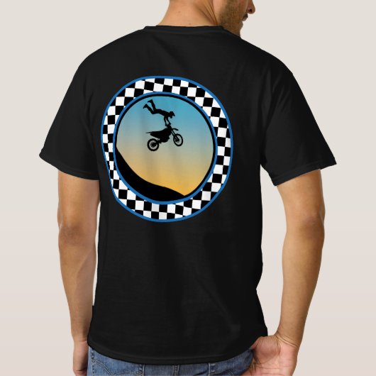Rond ontwerp met bewegingscontrole t-shirt (Achterkant)