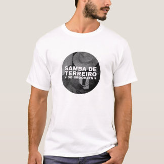 Rond ontwerp zwart-wit t-shirt