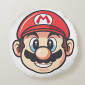 rond ontworpen kussen (Achterkant)