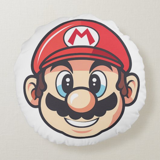 rond ontworpen kussen (Achterkant)