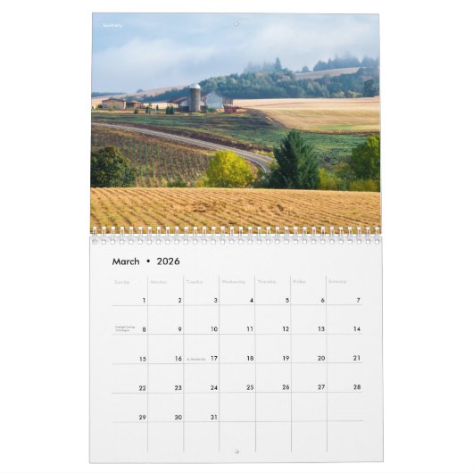 Rond Oregon 2019 Agenda Kalender (Mar 2026)