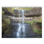 Rond Oregon 2019 Agenda Kalender (Hoes)