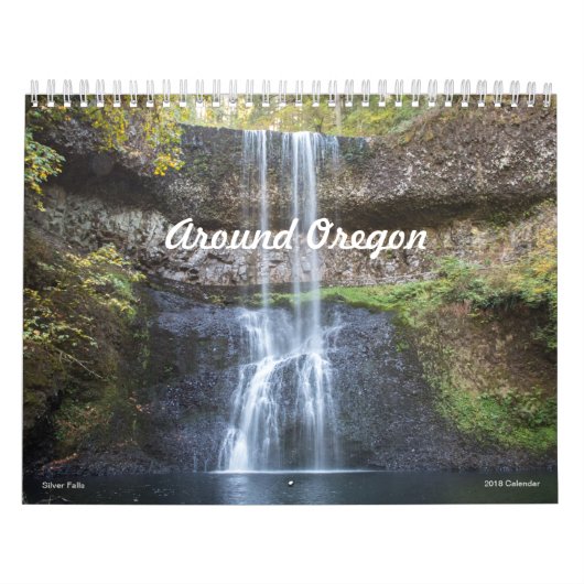 Rond Oregon 2019 Agenda Kalender (Hoes)