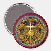 Rond ornament magneet (Voorkant / Achterkant)