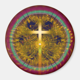 Rond ornament magneet