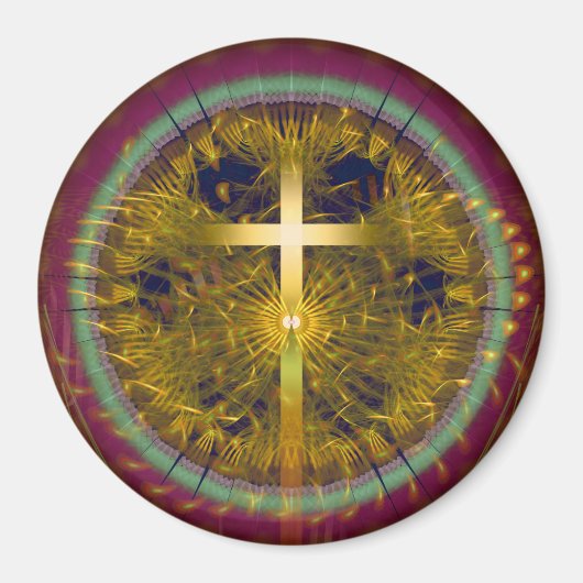 Rond ornament magneet (Voorkant)