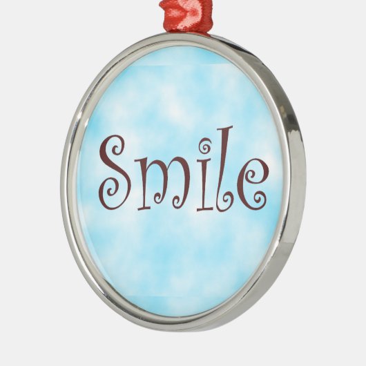 Rond ornament met een glimlach-premie (Links)