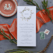 Rond overvloedig gedroogd wild Pampas Wedding Menu