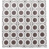 Rond patroon douchegordijn (Voorkant)