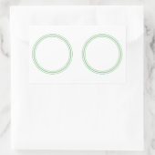 ROND Plain STICKER met GRENS - GREettegels (Tas)