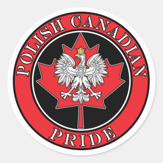 Rond Pools Canada Ronde Sticker (Voorkant)