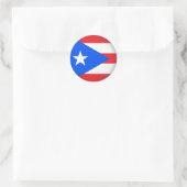 Rond Puerto Rico Ronde Sticker (Tas)