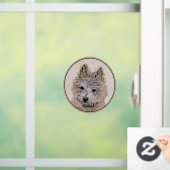 rond raamsticker (Huis)