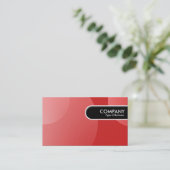 Rond rand Label - Bubble Cloud Red (Staand voorkant)