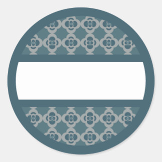 Rond Retro Blues Label