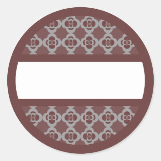 Rond Retro Rood Label