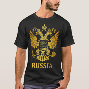 Rond Rusland vuurwapens van de Russische munt T-shirt