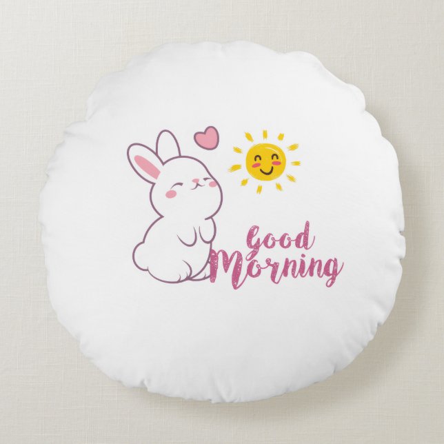 rond sierkussen kussen (Voorkant)