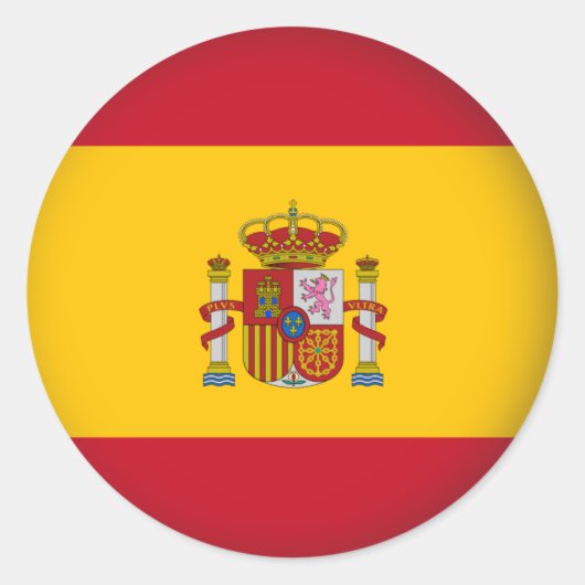 Rond Spanje Ronde Sticker (Voorkant)