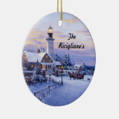 Rond speciaal vuurtoren, keramisch Ornament (Rechts)