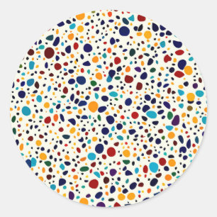 Rond Terrazzo Stone Polygon Paving Ronde Sticker