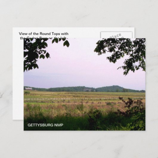 ROND TOPJES EN CODORI BARN BRIEFKAART (Voorkant / Achterkant)