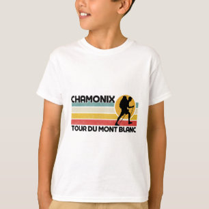 Rond Tour Mont Blanc Chamonix Resort Gebied Skiën, T-shirt