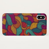 Rond, veelkleurig ontwerp Case-Mate iPhone case (Achterkant (horizontaal))